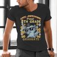 Proud 8th Grade Graduate Axolotl Graduation Eighth Men's V-Neck T-Shirt