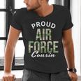 Proud Air Force Cousin Deployment Homecoming Graduation Men's V-Neck T-Shirt