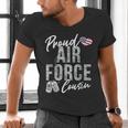 Proud Air Force Cousin US Air Force Graduation Cousin Tee Men's V-Neck T-Shirt