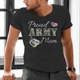 Proud Army Mom Army Graduation Military Mom T-Shirt Men's V-Neck T-Shirt