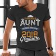 Proud Aunt Of 2018 Graduate Shirt Graduation Grad Class Men's V-Neck T-Shirt