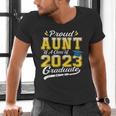 Proud Aunt Of a Class Of 2023 Graduate Senior Graduation Men's V-Neck T-Shirt