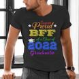 Proud Bff Of 2022 Graduate Class 2022 Graduation Family Men's V-Neck T-Shirt