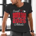Proud Bonus Dad Of a Class Of 2025 Graduate Graduation Men's V-Neck T-Shirt