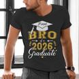 Proud Bro Of a Class Of 2026 Graduate For Graduation Men's V-Neck T-Shirt