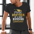 Proud Brother Class Of 2025 Nursing Graduate Graduation Men's V-Neck T-Shirt