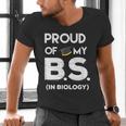 Proud Of My BS In Biology Graduation T-Shirt Men's V-Neck T-Shirt