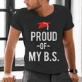 Proud Of My BS Graduation Bachelor's Degree T-Shirt Men's V-Neck T-Shirt