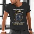 Proud Dad Of 2018 Graduate Dabbing Graduation Senior Shirt Men's V-Neck T-Shirt