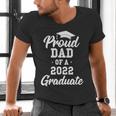 Proud Dad Of a 2022 Graduate Class Of 2022 Graduation Men's V-Neck T-Shirt