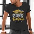 Proud Dad Of A 2026 Graduate Grad Senior Graduation Father Men's V-Neck T-Shirt