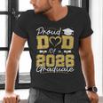 Proud Dad Of A 2026 Graduate Senior 2026 Grad Family Men's V-Neck T-Shirt