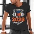 Proud Dad Of A 2026 Senior Basketball Graduation Men's V-Neck T-Shirt