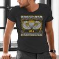 Proud Dad Of a Airborne Division Paratrooper Men's V-Neck T-Shirt