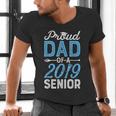 Proud Dad Of A Class 2019 SeniorShirt Graduation Men's V-Neck T-Shirt Proud Dad Of A Class 2019 SeniorShirt Graduation Men's V-Neck T-Shirt