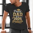 Proud Dad Of a Class Of 2025 Graduate Senior Graduation Men's V-Neck T-Shirt