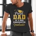Proud Dad Of A Class 2025 Kindergarten Graduate Graduation Men's V-Neck T-Shirt