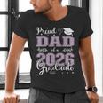 Proud Dad Of a Class Of 2026 Graduate For Graduation Men's V-Neck T-Shirt