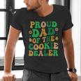 Proud Dad Of a Cookie Dealer Scout Troop Cookie Dealer Girls Men's V-Neck T-Shirt