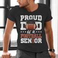 Proud Dad Of a Football Senior 2026 Graduation Men's V-Neck T-Shirt