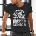 Proud Dad Of A Soccer Ball Senior Class Of 2026 Graduation Men's V-Neck T-Shirt