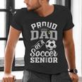 Proud Dad Of a Soccer Senior Class Of 2026 Graduation Men's V-Neck T-Shirt
