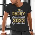 Proud Daddy Of Kindergarten Graduate 2023 Graduation Daddy Men's V-Neck T-Shirt