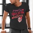 Proud Educated Latina Graduation Masters Degree PhD Men's V-Neck T-Shirt