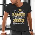 Proud Family Class Of 2023 PHD Graduate Doctorate Graduation Men's V-Neck T-Shirt