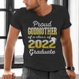 Proud Godmother Of 2022 Graduate Class 2022 Graduation 22 Men's V-Neck T-Shirt