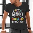 Proud GRAMMY Of A 5th Grade Graduate Graduation 2024 Senior Men's V-Neck T-Shirt