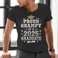 Proud Grampy Of A Class Of 2025 Graduate Senior Graduation Men's V-Neck T-Shirt