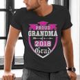 Proud Grandma Of a 2018 Grad Graduation Family Men's V-Neck T-Shirt