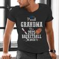 Proud Grandma Of 2025 Basketball Senior Graduation Day Men's V-Neck T-Shirt