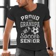 Proud Grandpa Of a Soccer Senior Class Of 2026 Graduation Men's V-Neck T-Shirt
