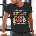Proud Great Aunt Of a Class Of 2026 Graduate Graduation Men's V-Neck T-Shirt