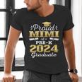 Proud Mimi Of Pre K School Graduate 2024 Graduation Mimi Men's V-Neck T-Shirt
