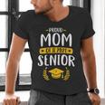 Proud Mom Of A 2021 Senior Shirt Class Graduation 2021 Mommy Men's V-Neck T-Shirt