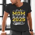 Proud Mom Of a 2025 Senior Graduate Graduation Men's V-Neck T-Shirt