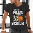 Proud Mom Of A 2026 Senior Basketball Graduation Leopard Men's V-Neck T-Shirt