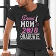 Proud Mom Of A Class 2018 GraduateShirt Graduation Men's V-Neck T-Shirt