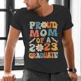 Proud Mom Of A Class Of 2023 Graduated Graduation Women Men's V-Neck T-Shirt