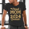 Proud Mom Of a Class Of 2024 Graduate Senior Graduation Men's V-Neck T-Shirt