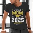 Proud Mom Of Two Class Of 2025 Graduates Twins Graduation Men's V-Neck T-Shirt