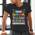 Proud NANA Of a 2025 Kindergarten Graduate Graduation Men's V-Neck T-Shirt