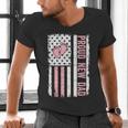 Proud New Dad New Girl Baby Fathers Day First Time Dad Men's V-Neck T-Shirt