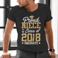 Proud Niece Graduation Shirts For Family 2018 Men's V-Neck T-Shirt