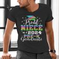 Proud Niece Of PreK School Graduate 2024 Graduation Niece Men's V-Neck T-Shirt