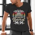 Proud Senior Mom Marching Band Mom Class Of 2025 Graduation Men's V-Neck T-Shirt