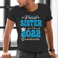Proud Sister Of a 2022 Graduate Class Of 2022 Graduation 22 Men's V-Neck T-Shirt